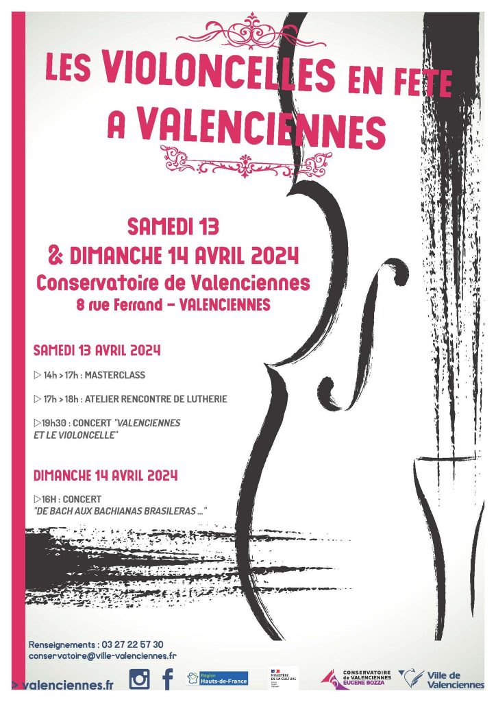 soirée violoncelles au conservatoire de Valenciennes